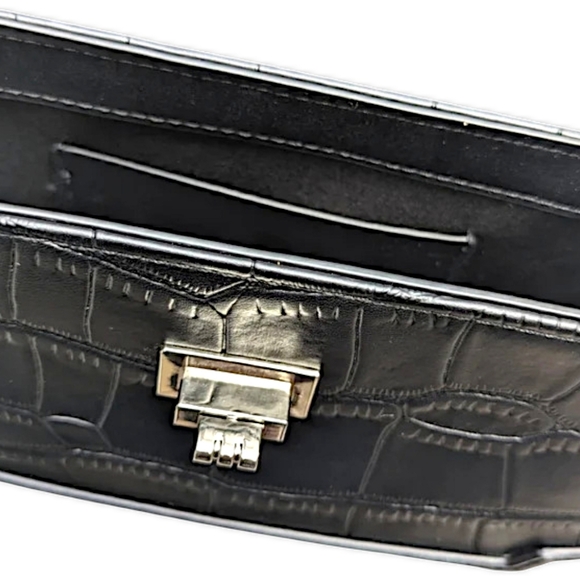 NWOT Urban Revivo Croc Embossed Crossbody Purse - Picture 5 of 5